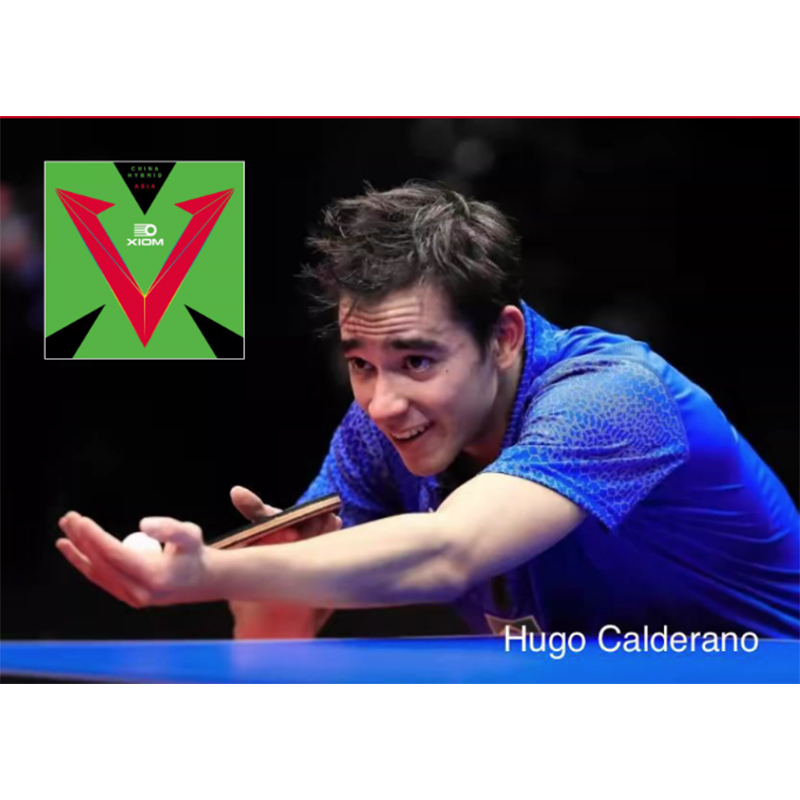 Hugo Calderano Tennis Table - Borracha de Tênis de Mesa XIOM