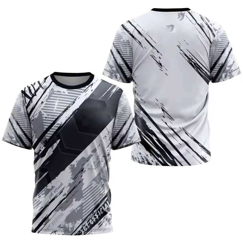Table Tennis Training China - Camiseta Masculina com Estampa Digital 3D