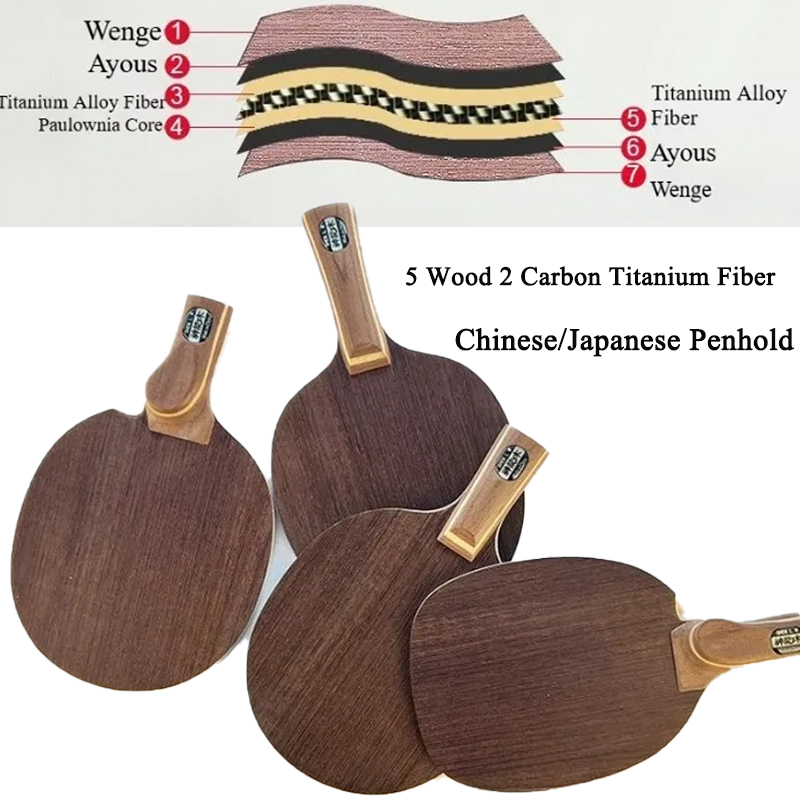 Table Tennis Paddles - Raquete de Tênis de Mesa Profissional