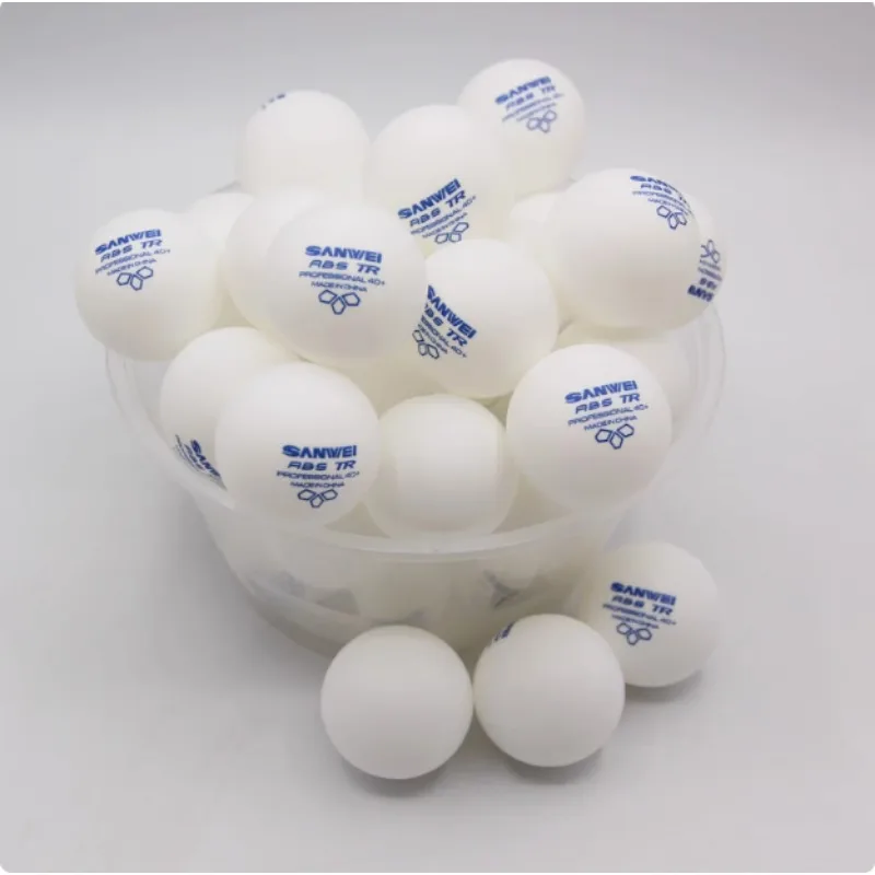 50 100 pçs sanwei novos materi - Table Tennis Livescore avaliação e preço
