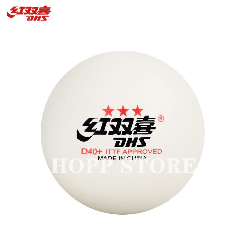 DHS 3-Star D40 + Bolas de têni - Table Tennis Livescore avaliação e preço