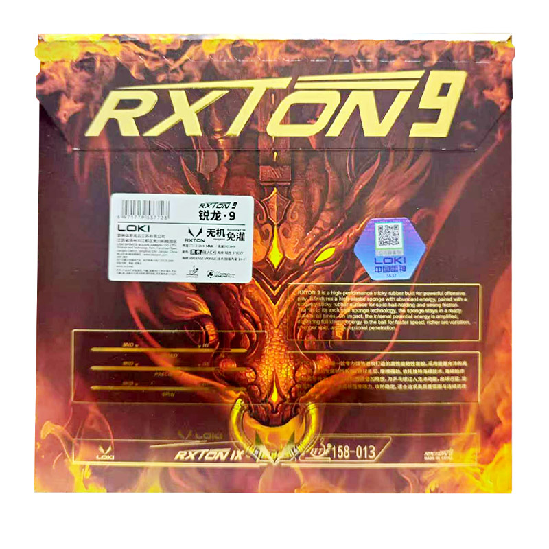 LOKI RXTON 9 Borracha de Tênis - Table Tennis Film avaliação e preço