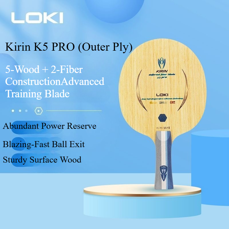 Loki kirin k5 pro lâmina de tê - Table Tennis Paddles avaliação e preço