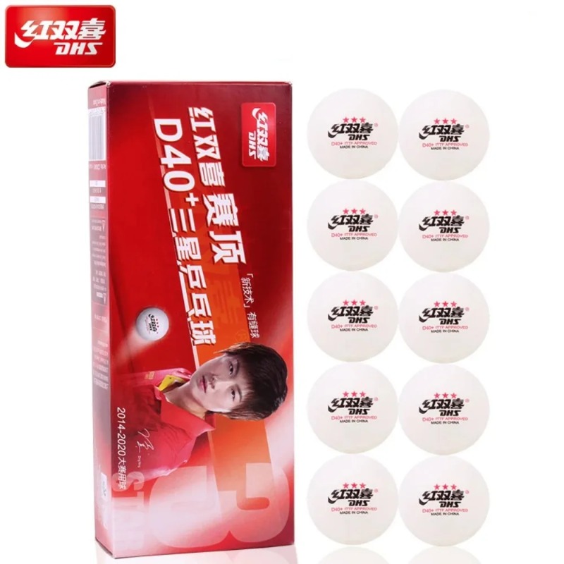 Bolas de Tênis de Mesa DHS D40 - Table Tennis Livescore avaliação e preço
