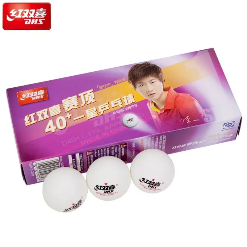 Bolas de Tênis de Mesa DHS D40 - Table Tennis Livescore avaliação e preço