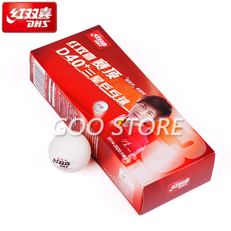 Dhs 3 estrelas d40 + bola de t - Table Tennis Livescore avaliação e preço